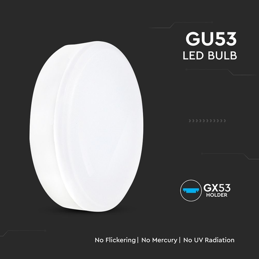 LED lemputė GX53/6,4W/230V 3000K