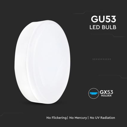 LED lemputė GX53/6,4W/230V 4000K