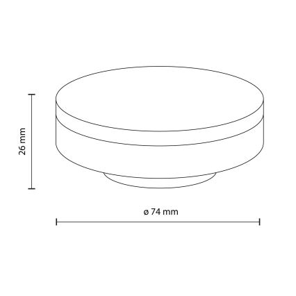 LED lemputė GX53/8W/230V 4000K