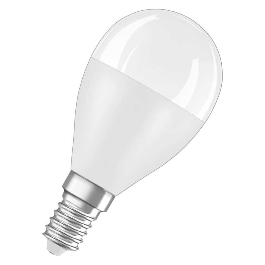LED lemputė iš perdirbto plastiko P45 E14/7,5W/230V 2700K - Osram