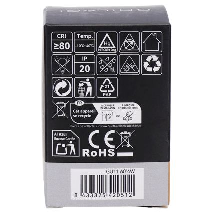 LED Lemputė MR11 GU10/4W/230V 3000K 60° - BRILAGI