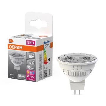 LED lemputė MR16 GU5,3/5,6W/12V 2700/4000/6500K 36° - Osram