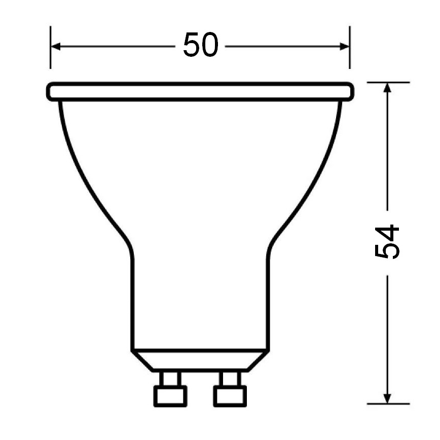LED lemputė PAR16 GU10/6,9W/230V 4000K