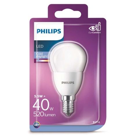 LED Lemputė Philips E14/5,5W/230V 6500K
