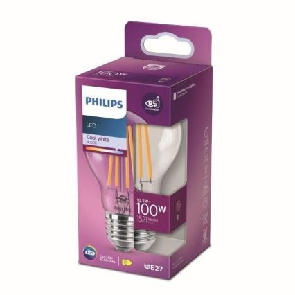 LED Lemputė Philips E27/10,5W/230V 4000K