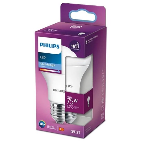 LED Lemputė Philips E27/10W/230V 6500K