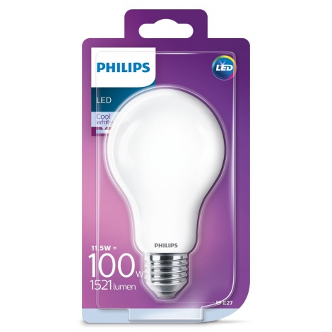 LED Lemputė Philips E27/11,5W/230V 4000K