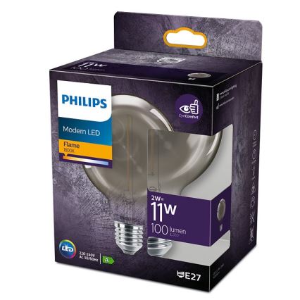 LED Lemputė Philips E27/2W/230V 1800K