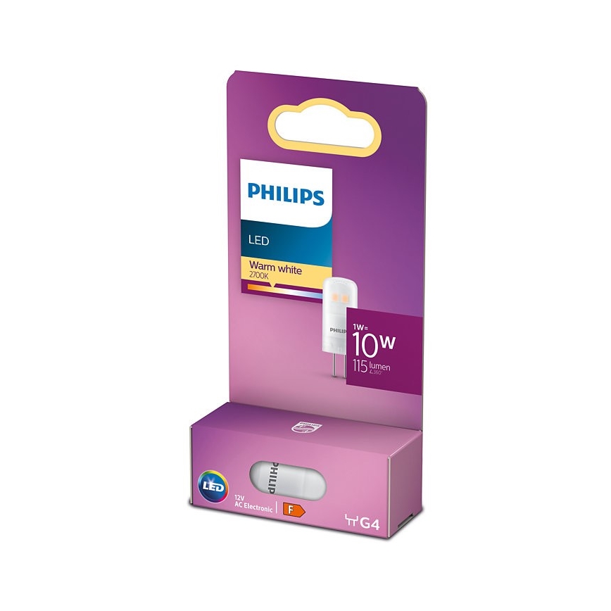 LED Lemputė Philips G4/1W/12V 2700K