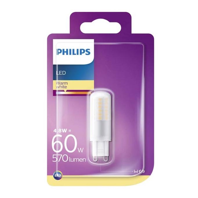 LED Lemputė Philips G9/4,8W/230V 2700K