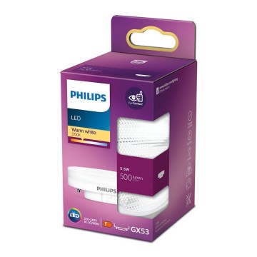 LED Lemputė Philips GX53/5,5W/230V 2700K