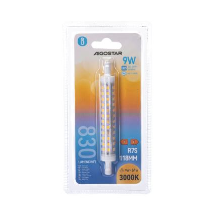 LED lemputė R7S/9W/230V 3000K - Aigostar