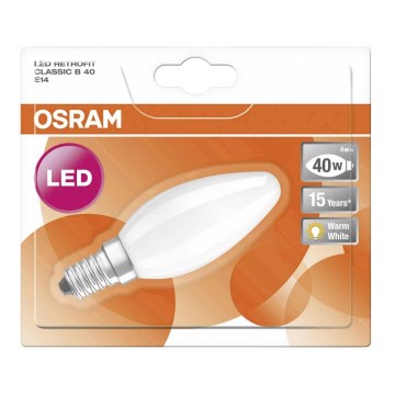 LED lemputė RETROFIT B40 E14 / 4W / 230V 2700K - Osram