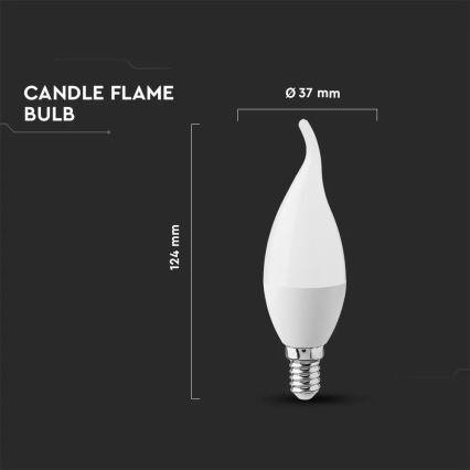 LED Lemputė SAMSUNG CHIP E14/5,5W/230V 3000K