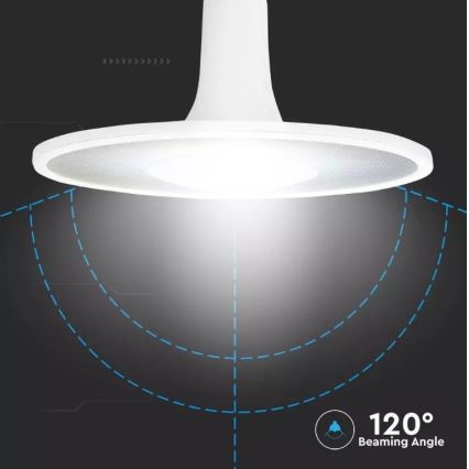 LED Lemputė SAMSUNG CHIP UFO E27/18W/230V 120° 6400K