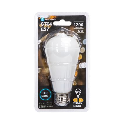 LED lemputė ST64 E27/10W/230V 320° 6500K - Aigostar
