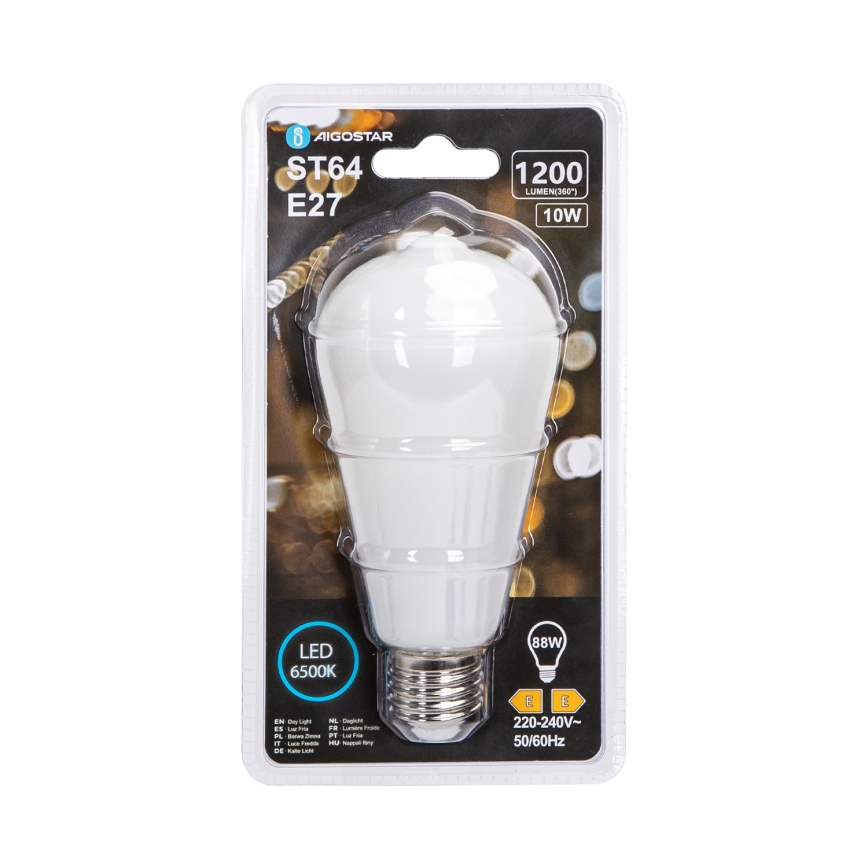 LED lemputė ST64 E27/10W/230V 320° 6500K - Aigostar
