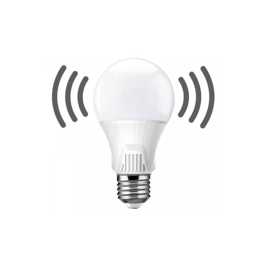 LED Lemputė su jutikliu E27/9W/230V 6500K