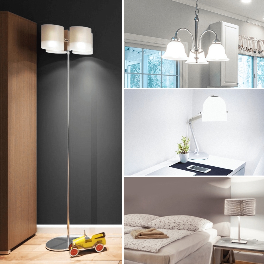 LED lemputė su sutemų jutikliu A60 E27/15W/230V 6500K - Aigostar