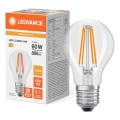 LED lemputė su sutemų jutikliu CLASSIC FILAMENT A60 E27/7,3W/230V 2700K - Osram