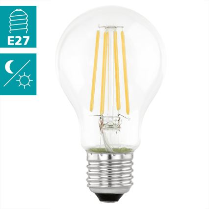 LED lemputė su sutemų jutikliu VINTAGE A60 E27/6W/230V 3000K - Eglo 11886