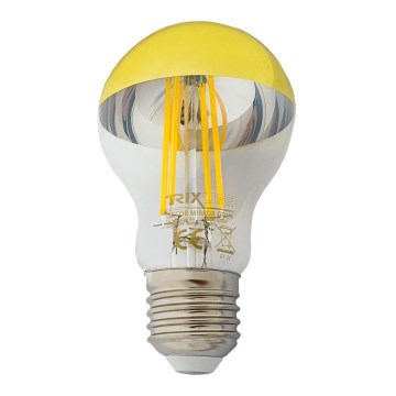 LED Lemputė su veidrodiniu gaubtu DECOR MIRROR A60 E27/8W/230V 4200K auksinė