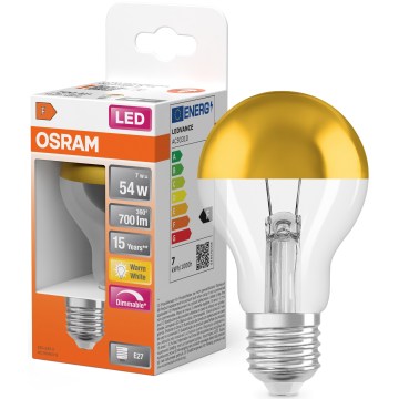LED lemputė su veidrodiniu paviršiumi SUPERSTAR E27/7W/230V 2700K auksinė - Osram
