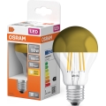 LED lemputė su veidrodiniu viršumi FILAMENT E27/6,5W/230V 2700K auksinė - Osram