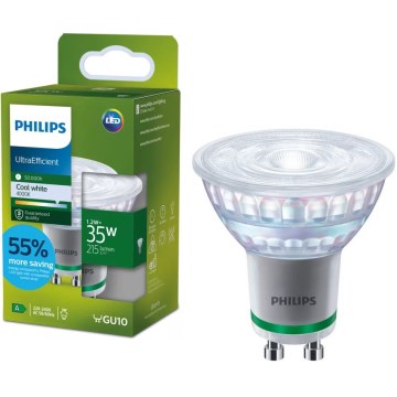 LED lemputė ULTRAEFFICIENT Philips PAR16 GU10/1,2W/230V 4000K