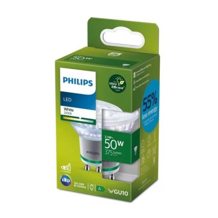 LED lemputė ULTRAEFFICIENT Philips PAR16 GU10/2,1W/230V 3000K
