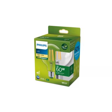 LED lemputė ULTRAEFFICIENT VINTAGE Philips G95 E27/4W/230V 2700K