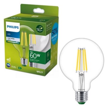 LED lemputė ULTRAEFFICIENT VINTAGE Philips G95 E27/4W/230V 4000K