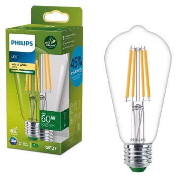 LED lemputė ULTRAEFFICIENT VINTAGE Philips ST64 E27/4W/230V 2700K