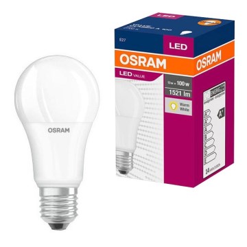 LED Lemputė VALUE A60 E27/13W/230V 2700K - Osram