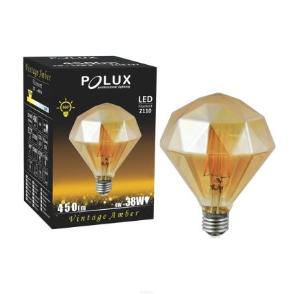 LED lemputė VINTAGE AMBER E27/4W/230V 2700K