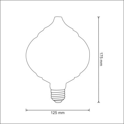 LED Lemputė VINTAGE E27/4W/230V 2700K