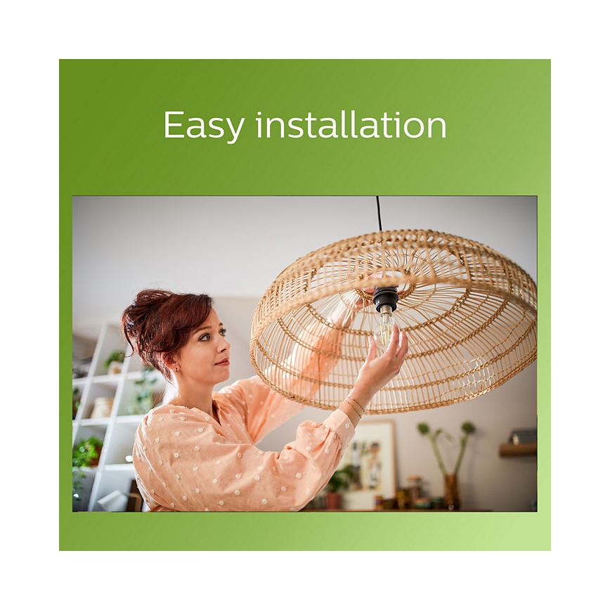 LED Lemputė VINTAGE Philips A60 E27/4W/230V 3000K