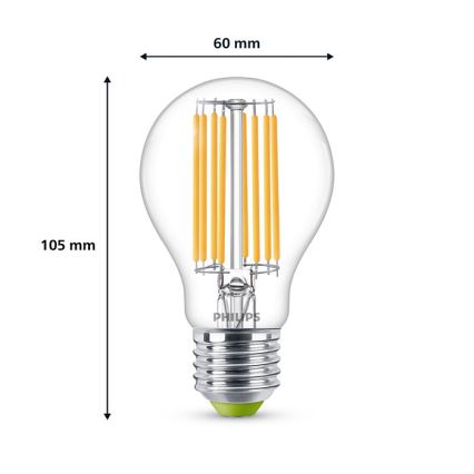 LED Lemputė VINTAGE Philips A60 E27/4W/230V 3000K