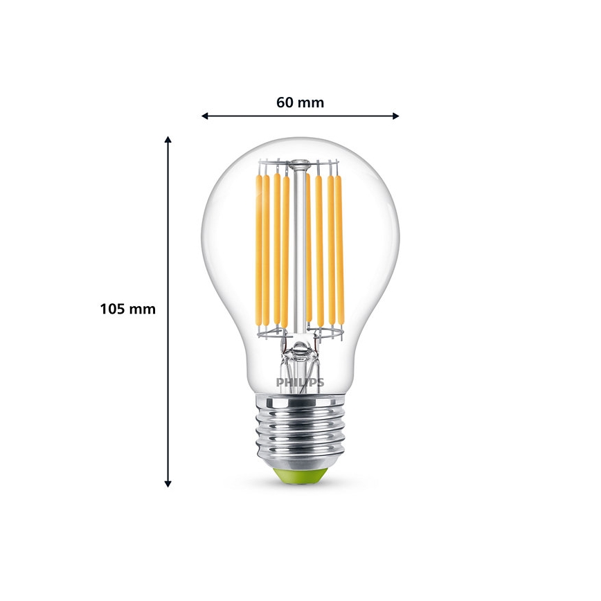 LED Lemputė VINTAGE Philips A60 E27/4W/230V 3000K