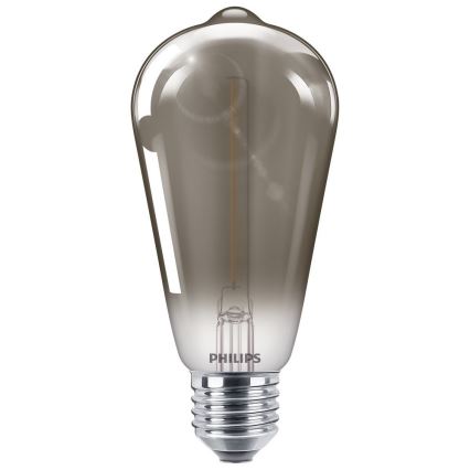 LED Lemputė VINTAGE Philips ST64 E27/2.3W/230V 1,800K