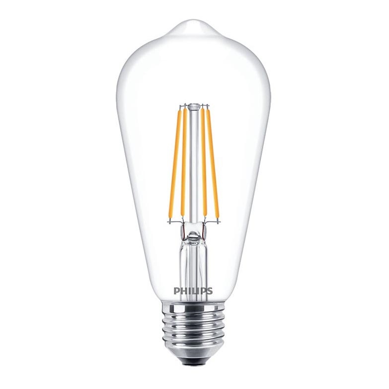 LED Lemputė VINTAGE Philips ST64 E27/7W/230V 2700K