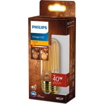 LED lemputė VINTAGE Philips T32 E27/7W/230V 1800K