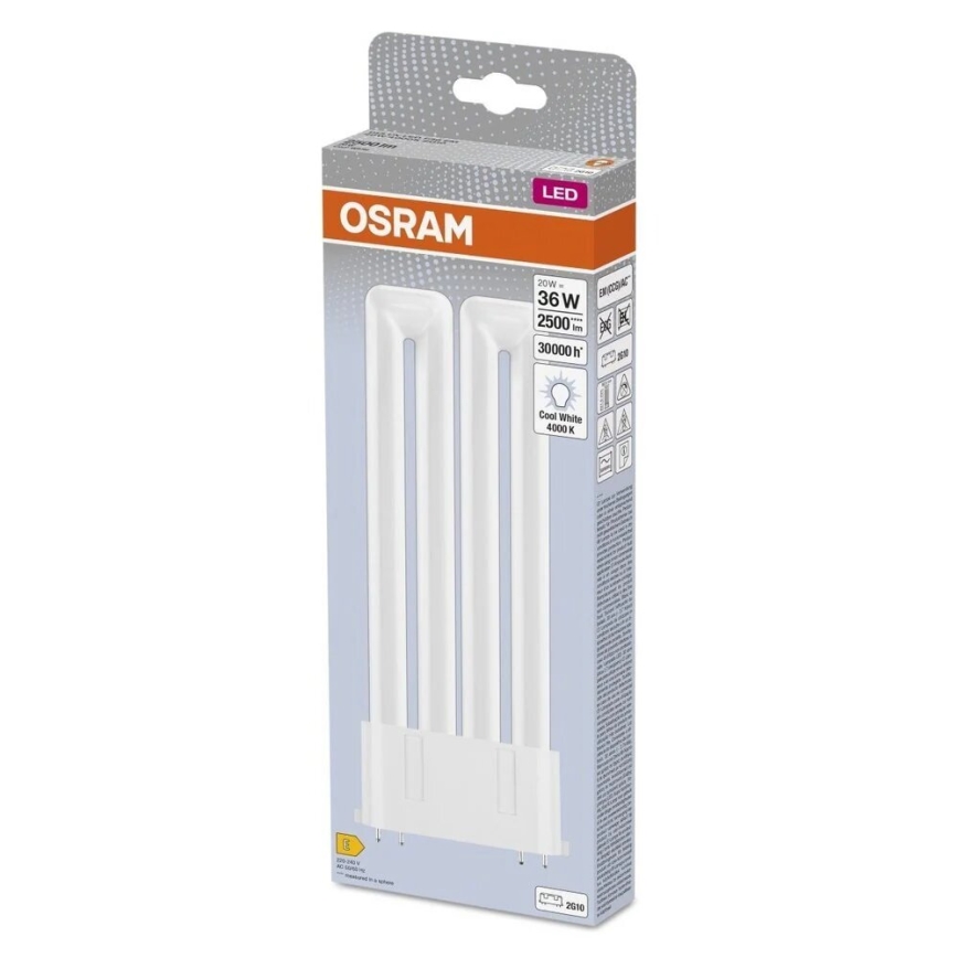 LED liuminescencinė lemputė, pailga 2G10/20W/230V 4000K - Osram