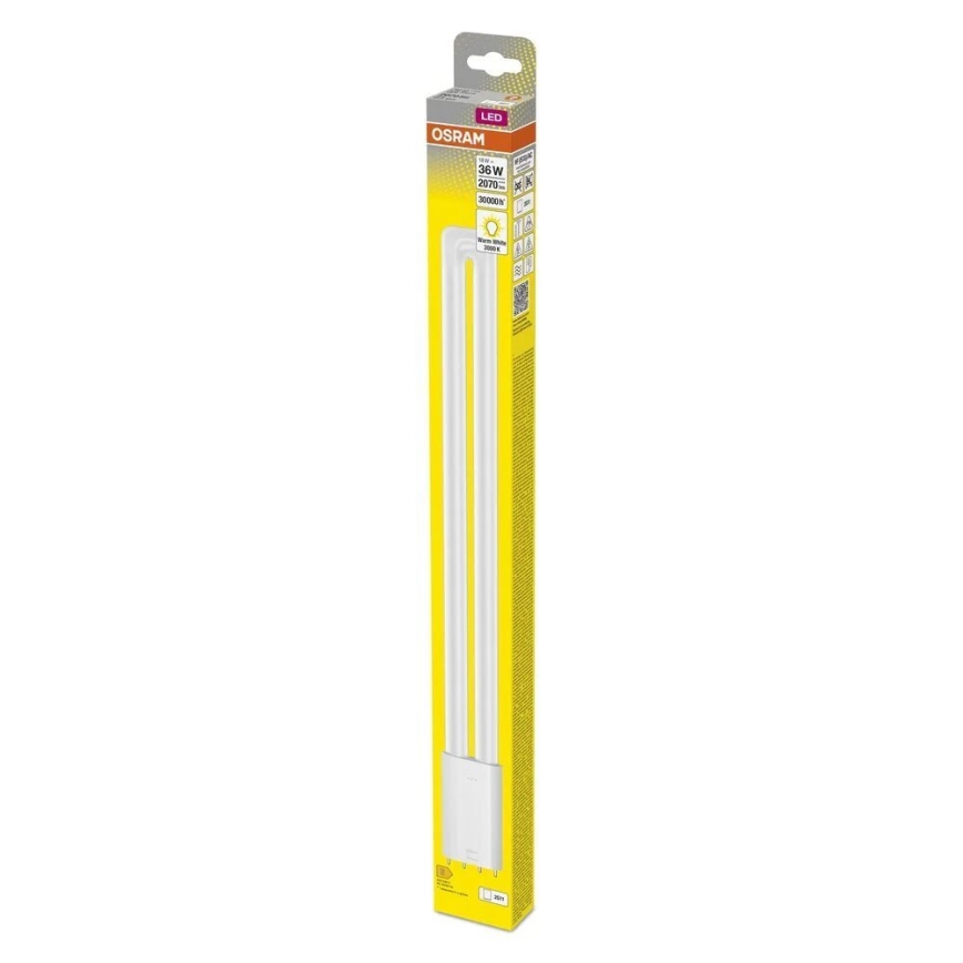LED liuminescencinė lemputė, pailga 2G11/18W/230V 3000K - Osram