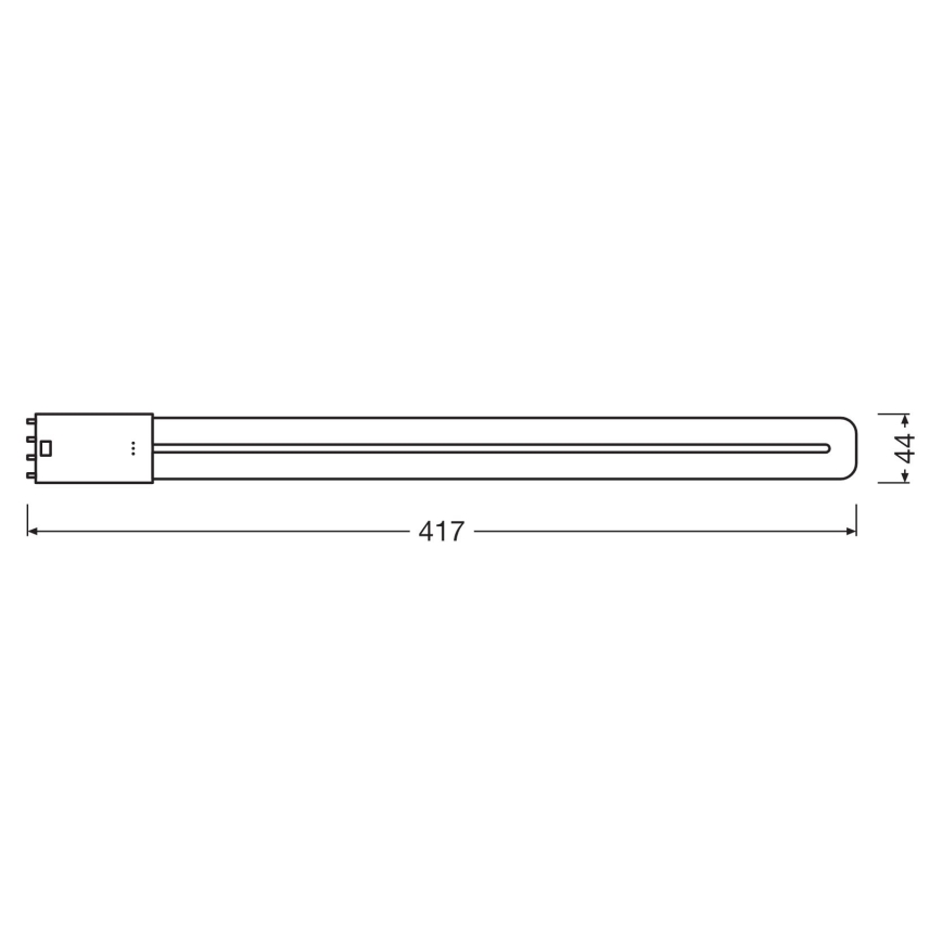 LED liuminescencinė lemputė, pailga 2G11/18W/230V 3000K - Osram