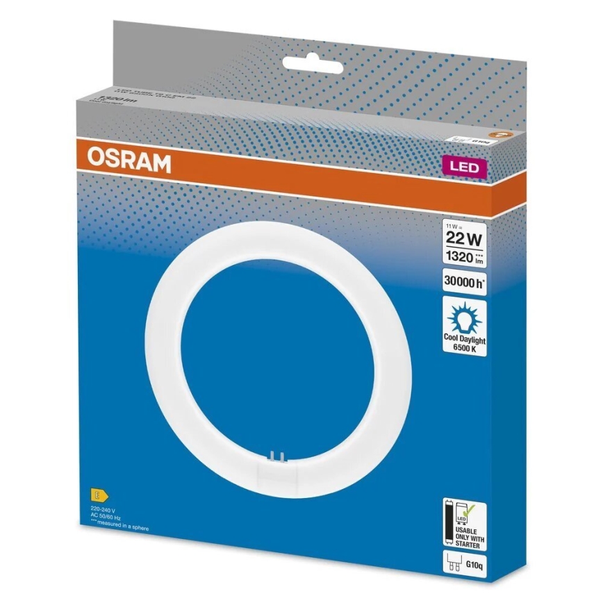LED liuminescencinė lemputė, pailga G10q/11W/230V 6500K - Osram