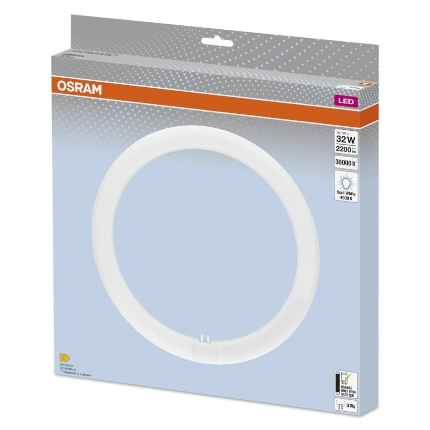 LED liuminescencinė lemputė, pailga G10q/18,3W/230V 4000K - Osram