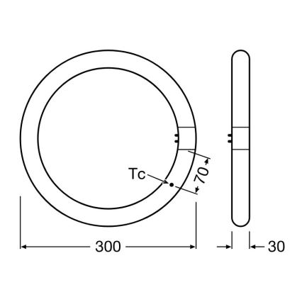 LED liuminescencinė lemputė, pailga G10q/18,3W/230V 4000K - Osram