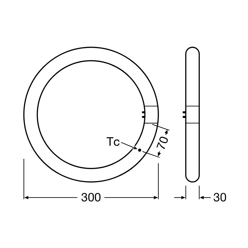 LED liuminescencinė lemputė, pailga G10q/18,3W/230V 4000K - Osram