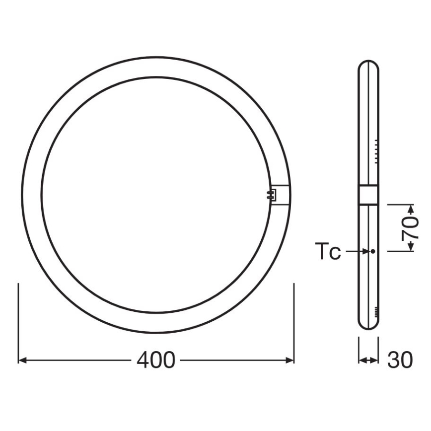 LED liuminescencinė lemputė, pailga G10q/24W/230V 6500K - Osram